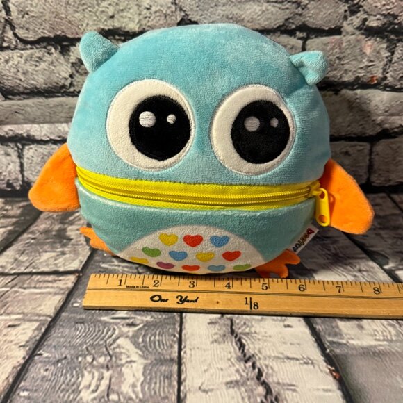 Beetoy Owl Sensory Buckle Pillow Zipper Toys Toddlers 1-3, Toddler Travel Toy - Picture 8 of 8